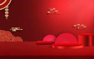 2022虎年中国风新年背景