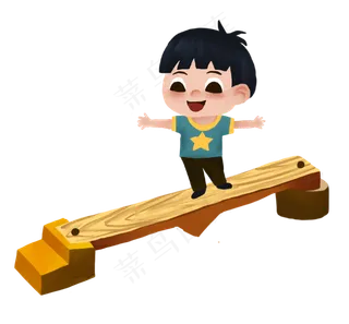 儿童节小孩玩耍