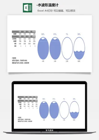 可视化图表数据分析Excel模板财务报表销售信息办公表格文档素材