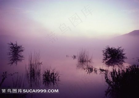 高清湖泊风景摄影