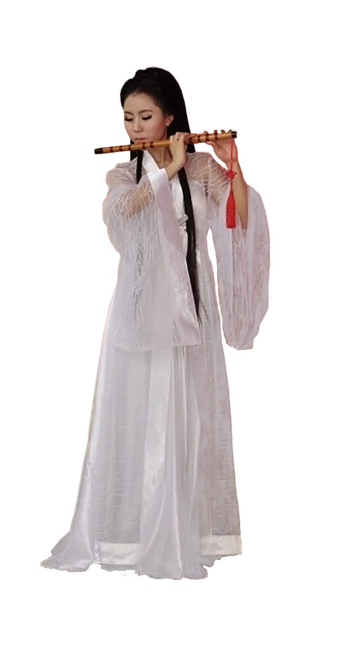 04 (14)免抠元素 免抠摄影 美女 人物 服装 古风 演奏