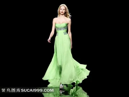 女性晚礼服模特高清写真