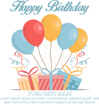 生日快乐|气球|礼物|装饰