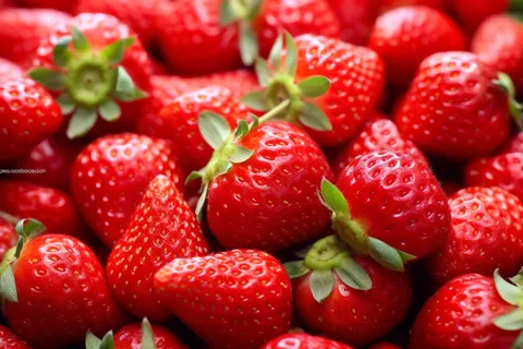 草莓水果摄影图 草莓水果摄影图