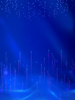 蓝色元宇宙科技星空背景