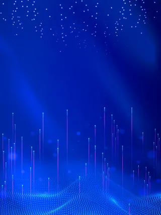 蓝色元宇宙科技星空背景