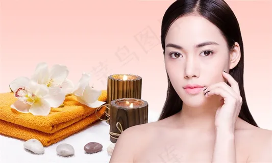 养生美容的美女广告 养生美容的美女广告