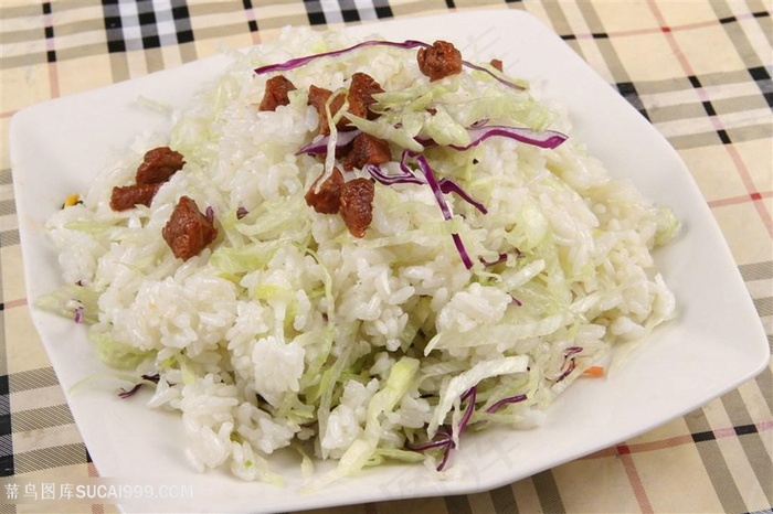 中华美食肉饭实拍摄影图