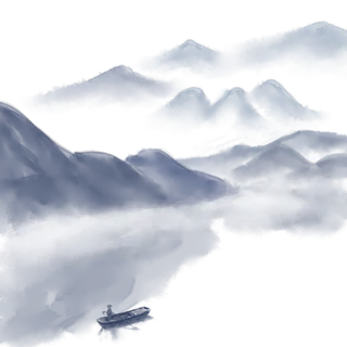 中国风山水祥云PNG免扣素材