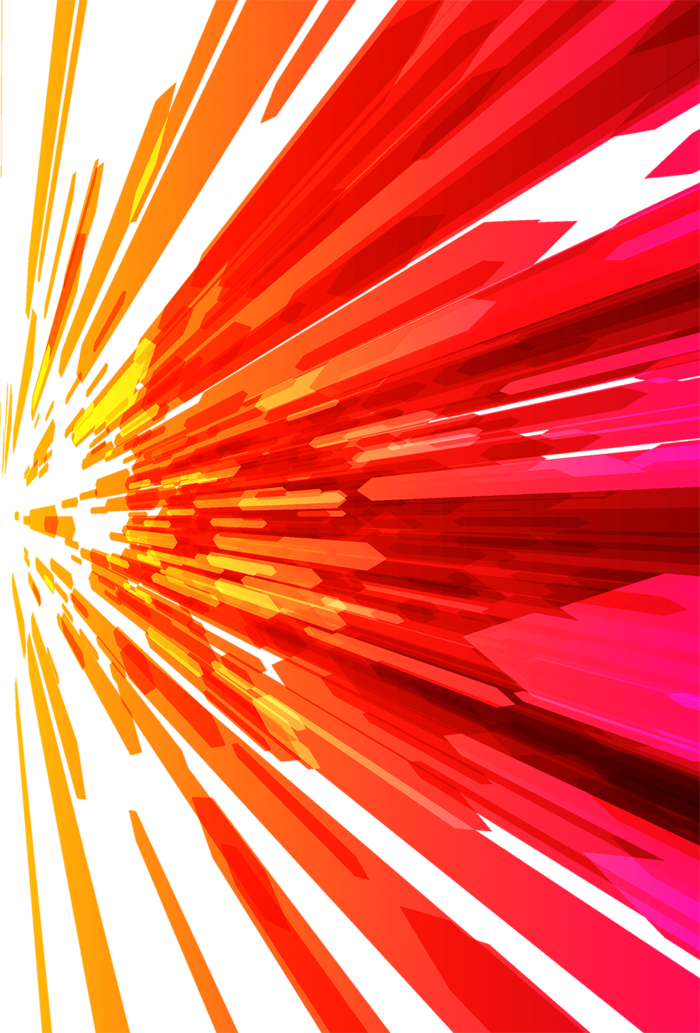 红色光芒散射科技kv主视觉