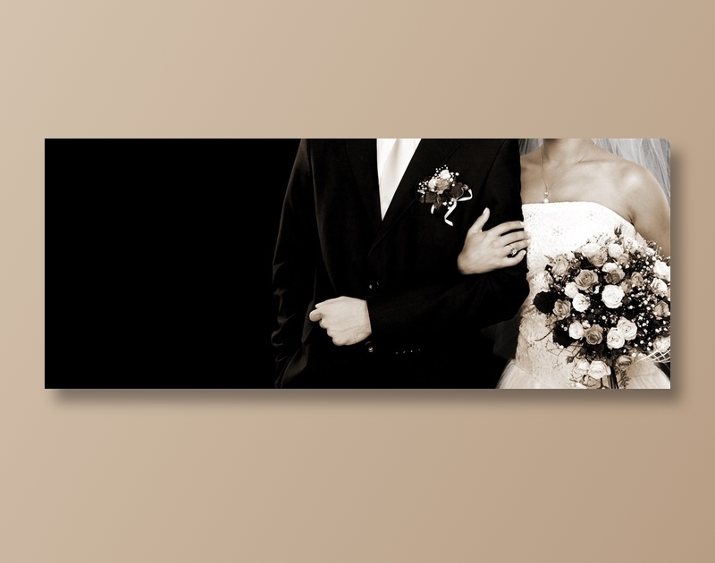 结婚的新人婚纱照素材图片