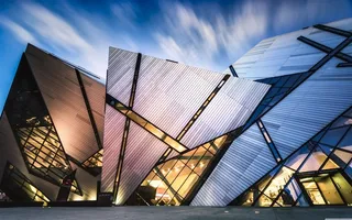 现代三角菱形房屋建筑高清图片素材