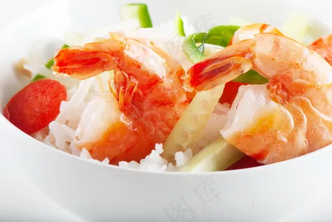 虾仁白米饭图片 虾仁白米饭图片