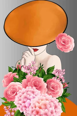 北欧美女装饰画