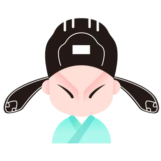 卡通京剧戏剧人物脸谱插画PNG图片 国潮中国风Q版戏剧人物PS素材