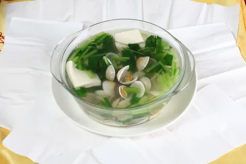 青蛤豆腐汤 (2)