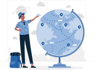 扁平化人物场景办公互联网等距ai矢量设计网页海报UI素材插画