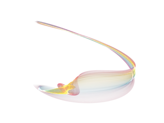 流动线条彩带科技炫酷线条