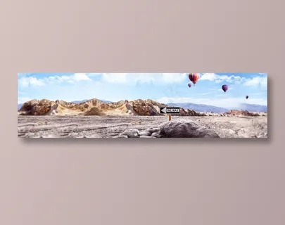 长版沙漠旅途背景