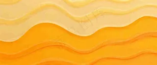 黄色橙色渐变波浪条纹