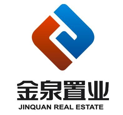 金泉置业logo不干胶cdr矢量模版下载