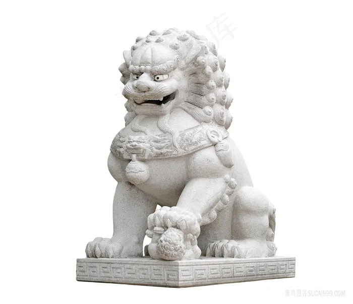 石狮子雕塑图片