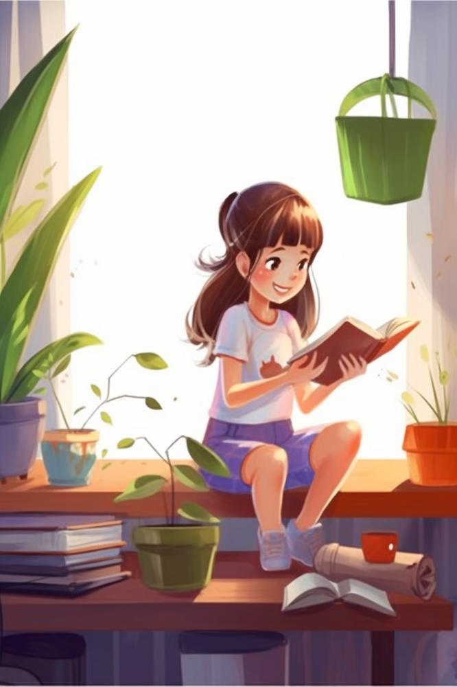 学生在书桌开灯读书复习海报素材背景