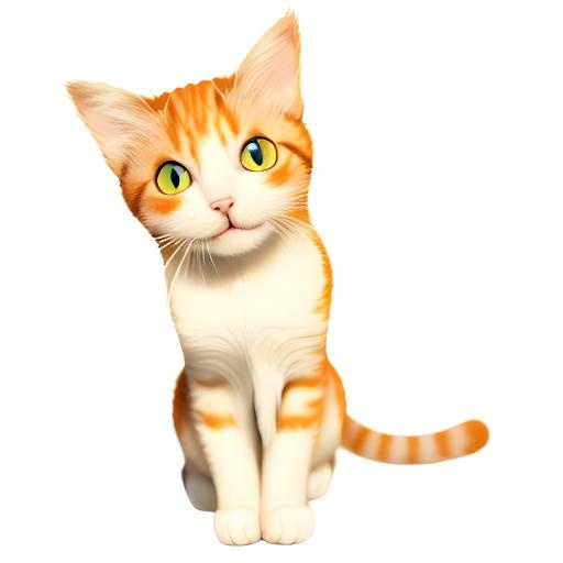 猫动物免抠(2048x2048)