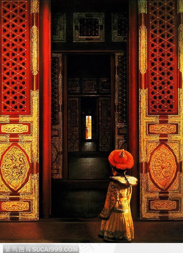 清宫油画