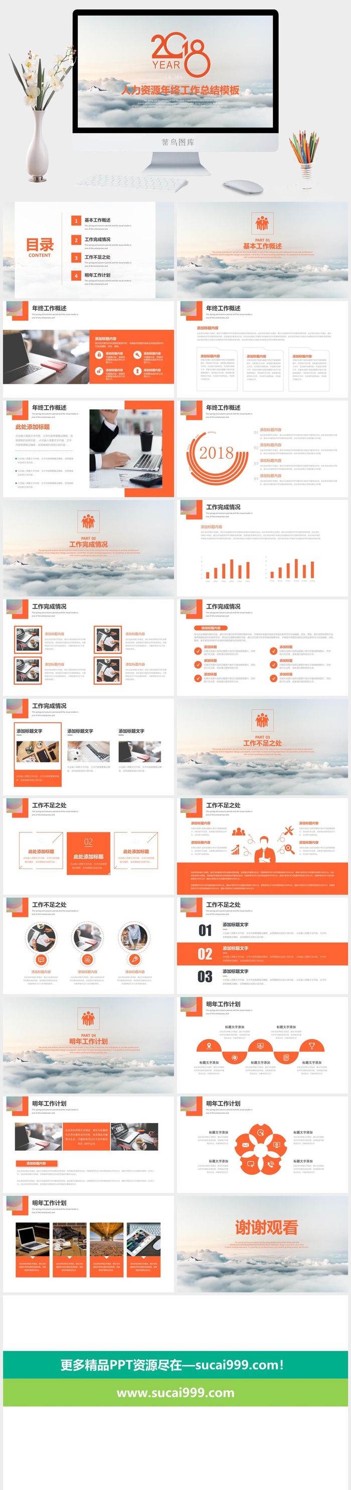 人力资源汇报PPT模板