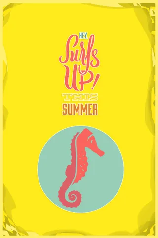 夏天海报|矢量|插画|扁平|风格