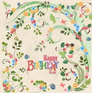 设计儿童生日背景