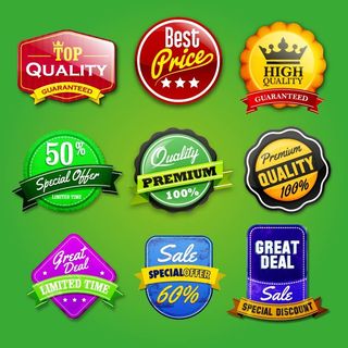 免抠豪华标签标