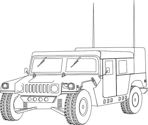 悍马 HMMWV PNG免抠(853x720)