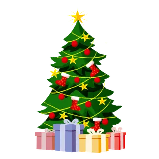 圣诞节平安夜冬季双旦设计圣诞装饰海报元素