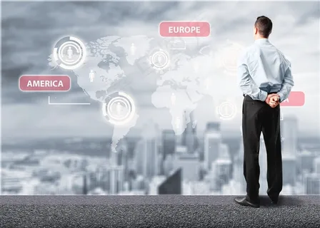 高处俯瞰的男士