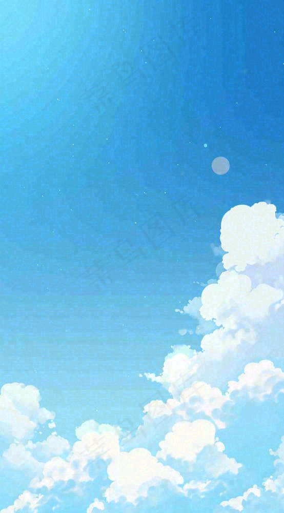 蓝天白云夏天(816x1472)