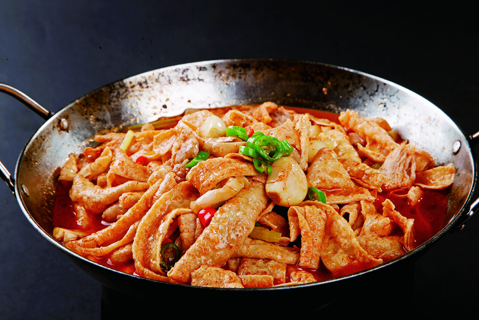 干锅美食焖锅湘菜麻辣香辣纸锅干锅豆筋