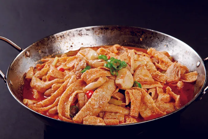 干锅美食焖锅湘菜麻辣香辣纸锅干锅豆筋