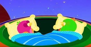 晚安睡着的小鸟儿