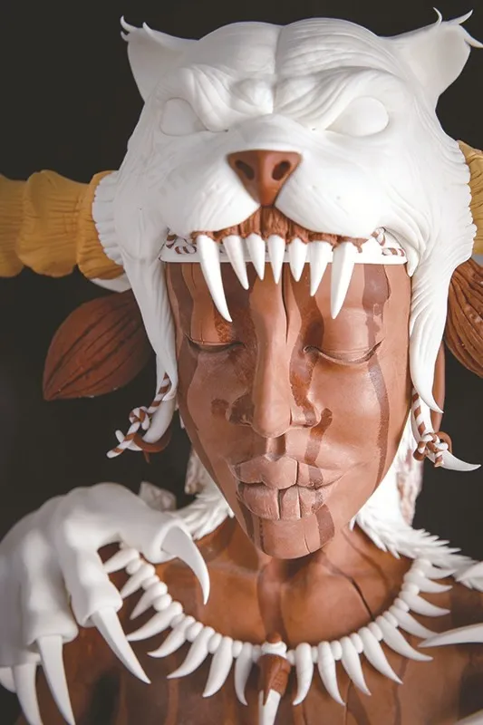 狼女巧克力造型