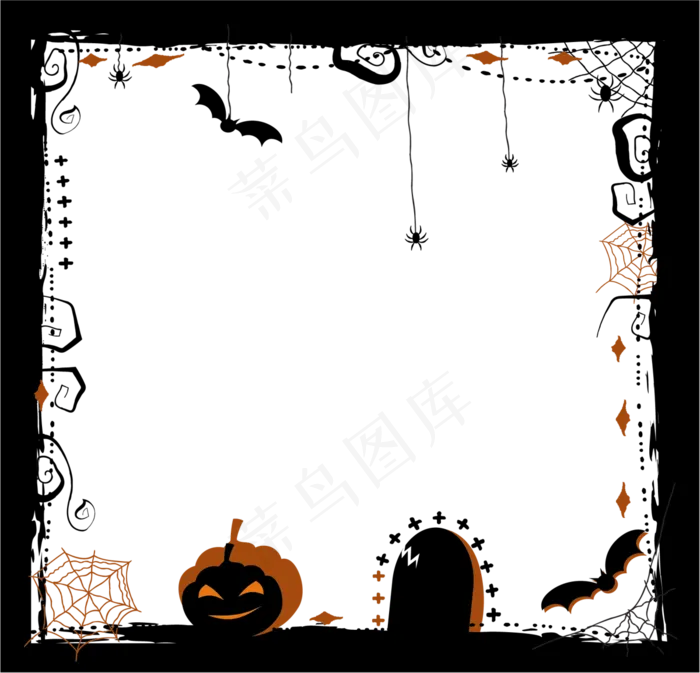 万圣节边框万圣节元素像框