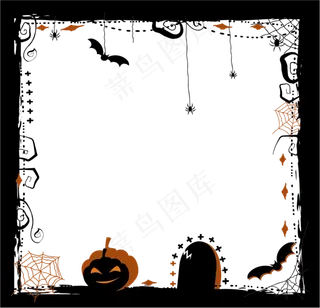 万圣节边框万圣节元素像框
