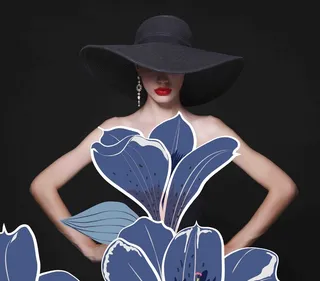 北欧美女装饰画 