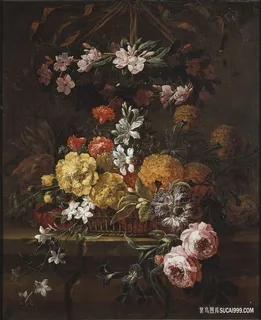 花束花卉花篮油画 花束花卉花篮油画