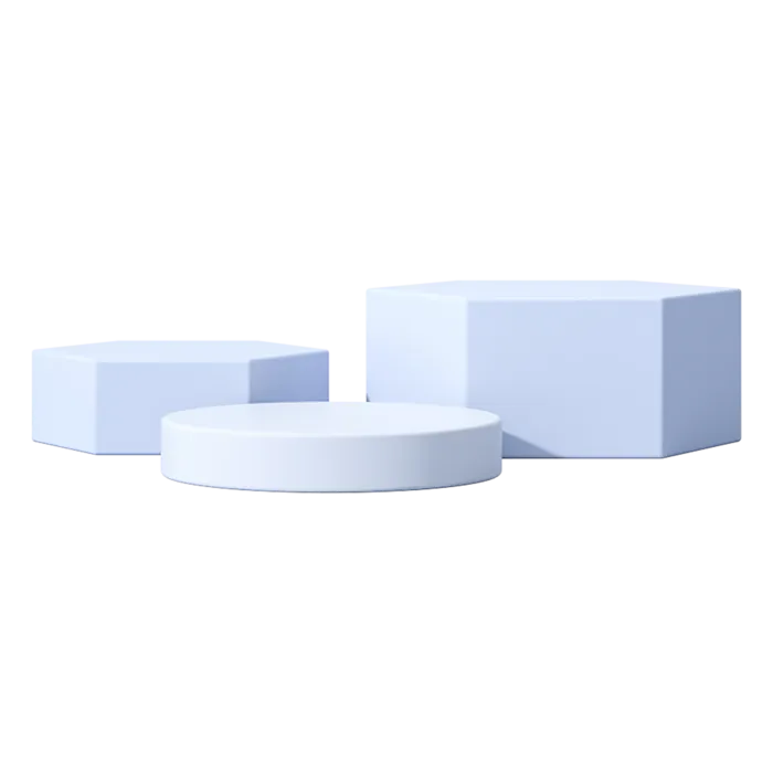 展台素材免扣产品蓝色展示台PNG