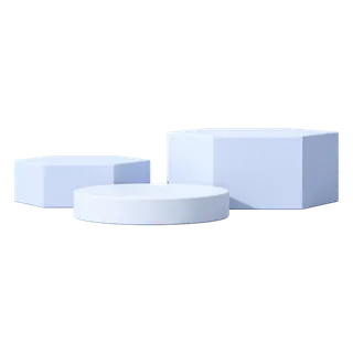 展台素材免扣产品蓝色展示台PNG