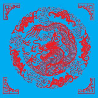 龙剪纸 剪纸风元素