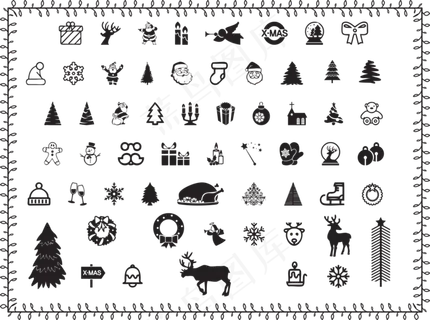 圣诞节, 装饰品, 珠子, 球, 一品红