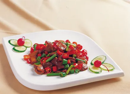 CXC02409腊炒猪脸肉 CXC02409腊炒猪脸肉